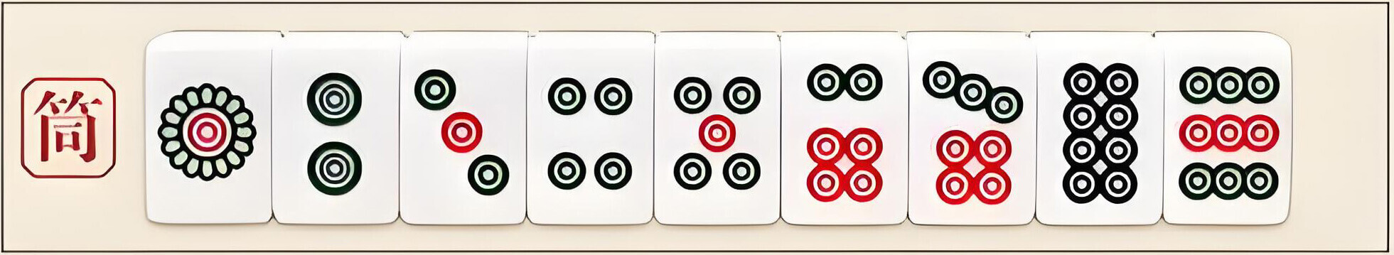 Circle tiles for a full flush example